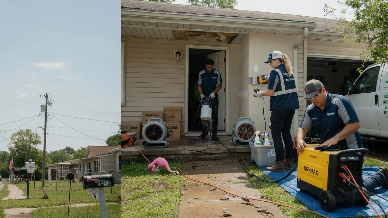 Storm Damage Water Removal in Arkansas City, KS near me
